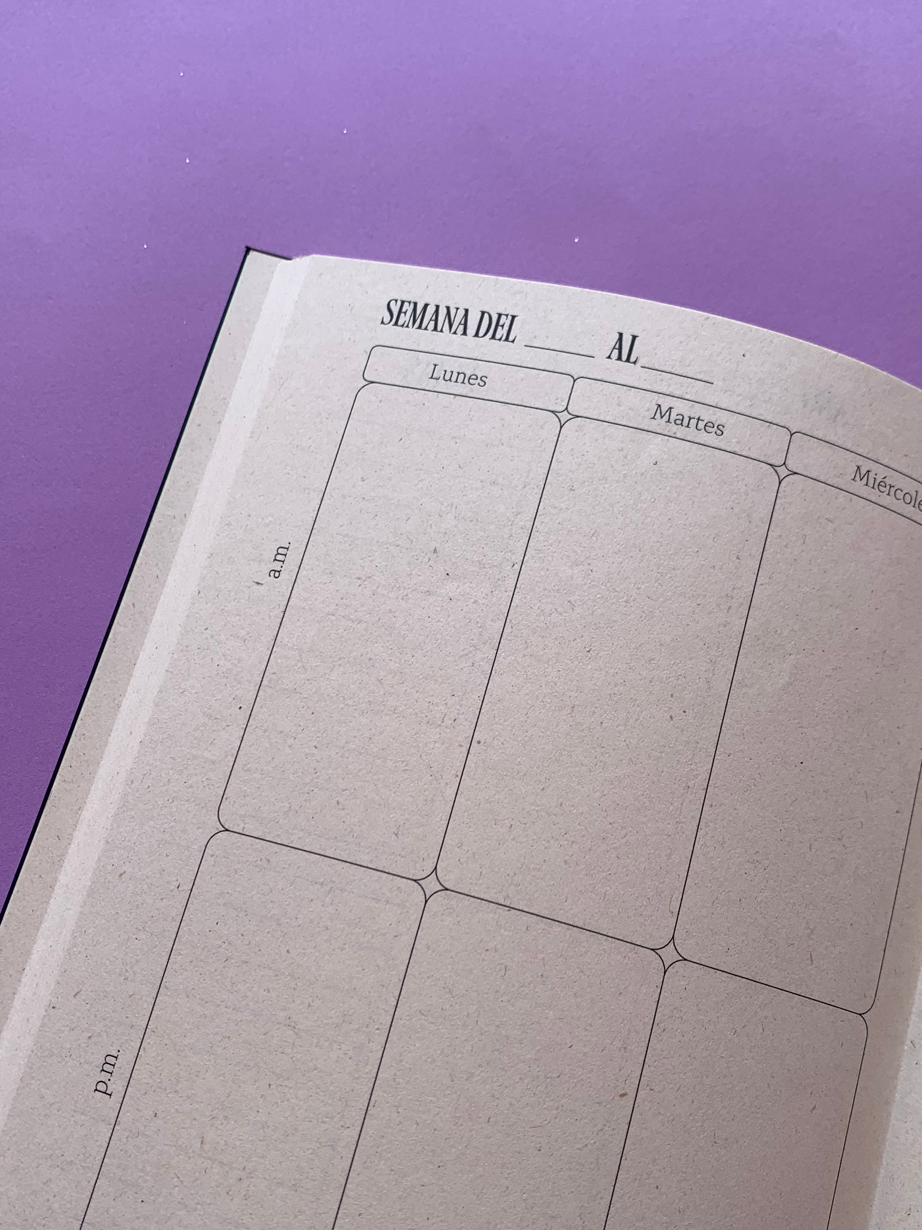 Kit libretas semanario