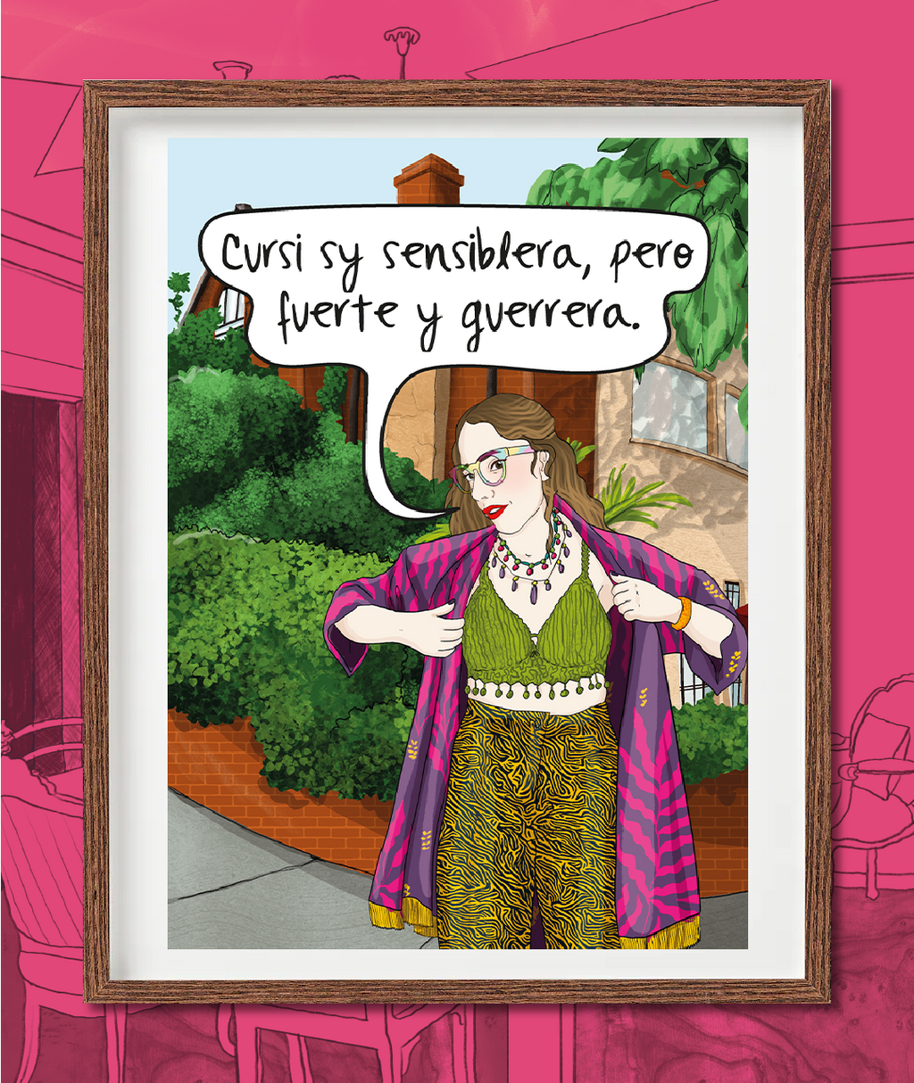 Print - Cursi y guerrera