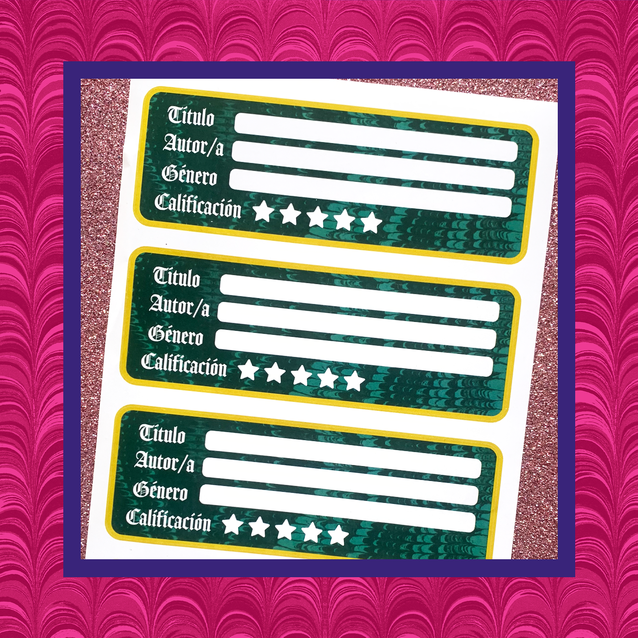 Stickers Book Tracker