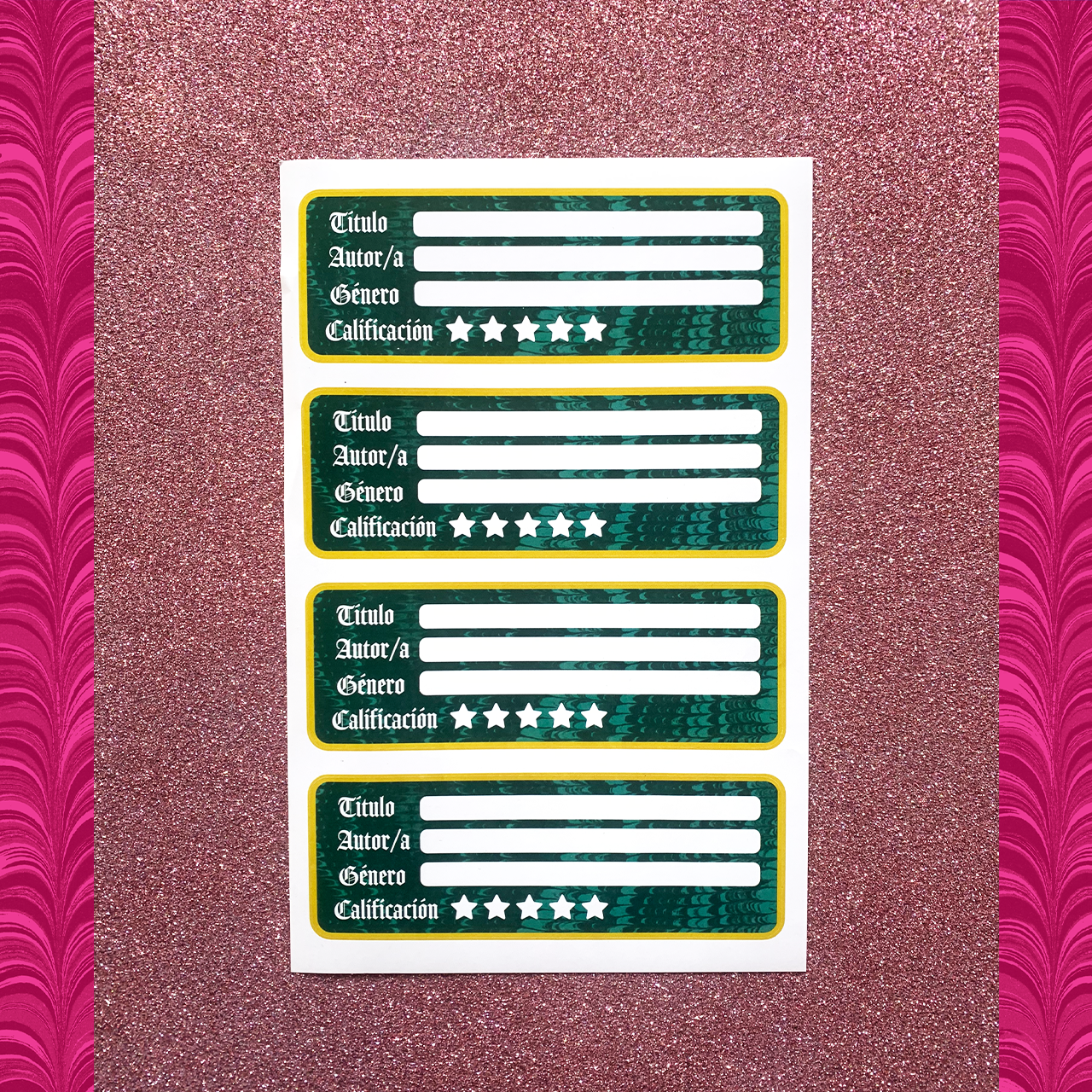 Stickers Book Tracker