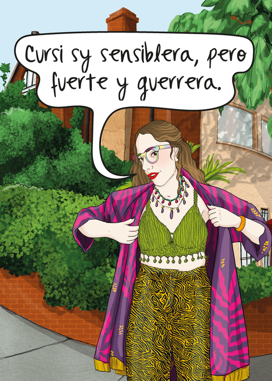 Print - Cursi y guerrera